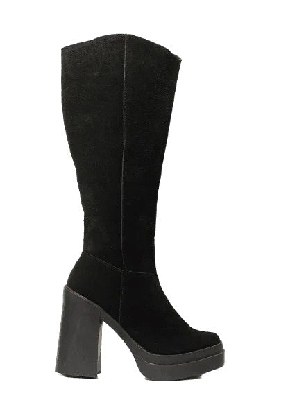Bota Bela en Gamuza - Negra