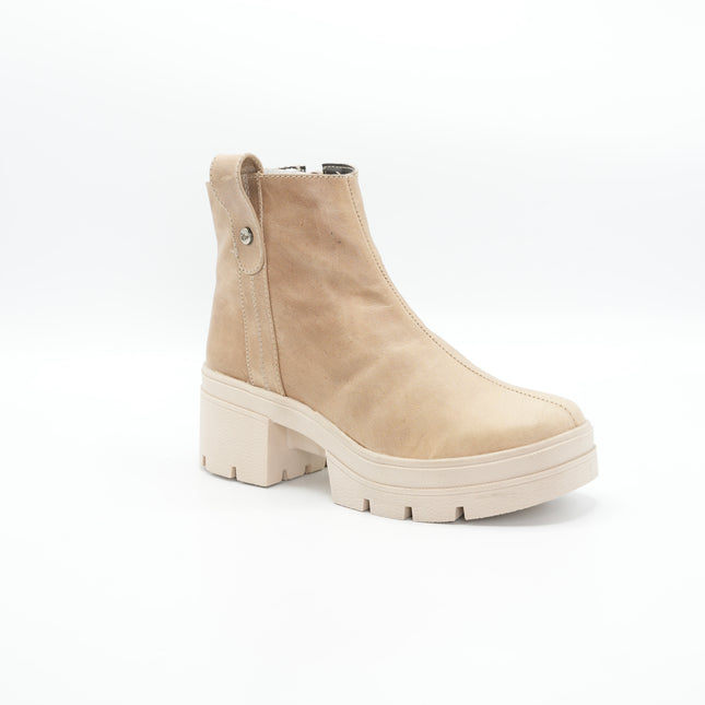 Botin gamuza crema