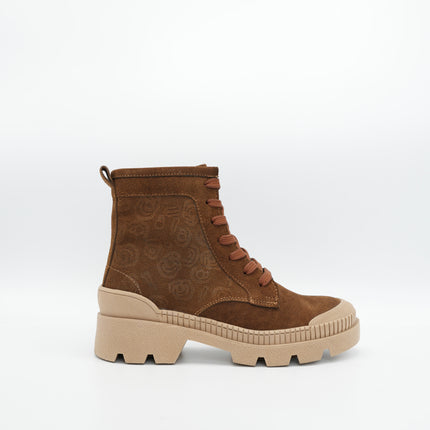 Botín en cuero café