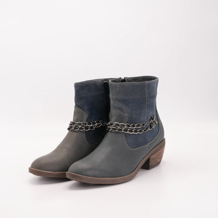 Botín en cuero vintage