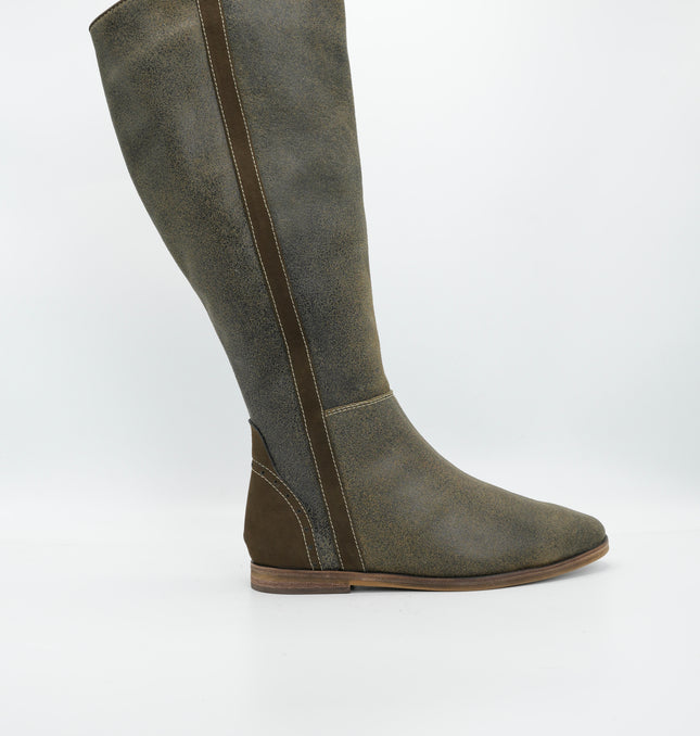 Bota en cuero vintage