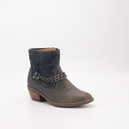 Botín en cuero vintage