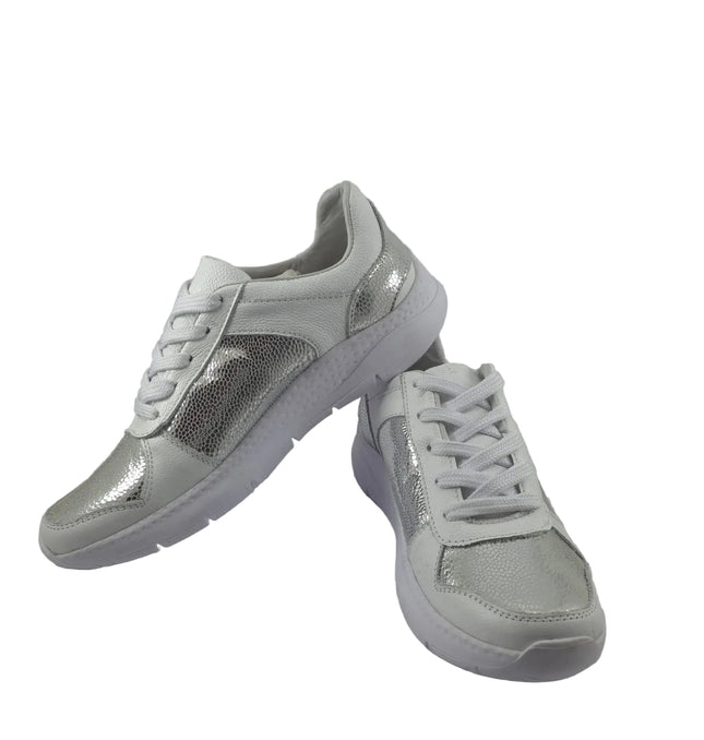Tenis Blanco/ Plata