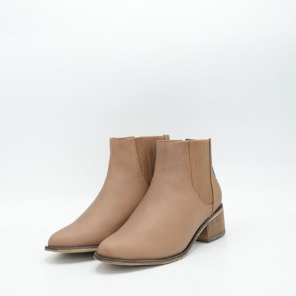 Botín prianca en cuero miel