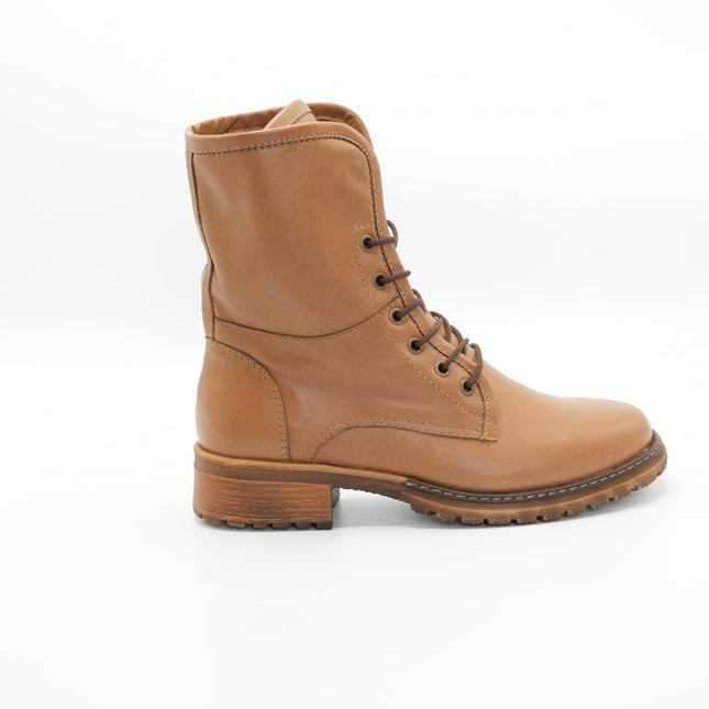 Bota en cuero miel