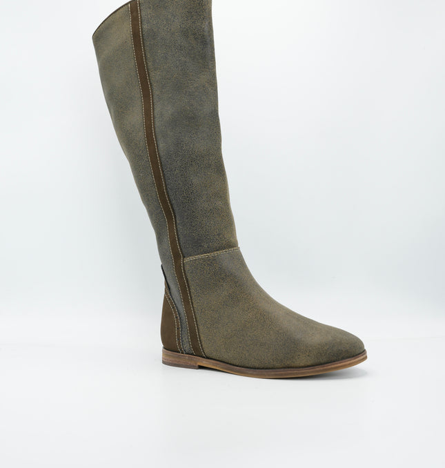 Bota en cuero vintage