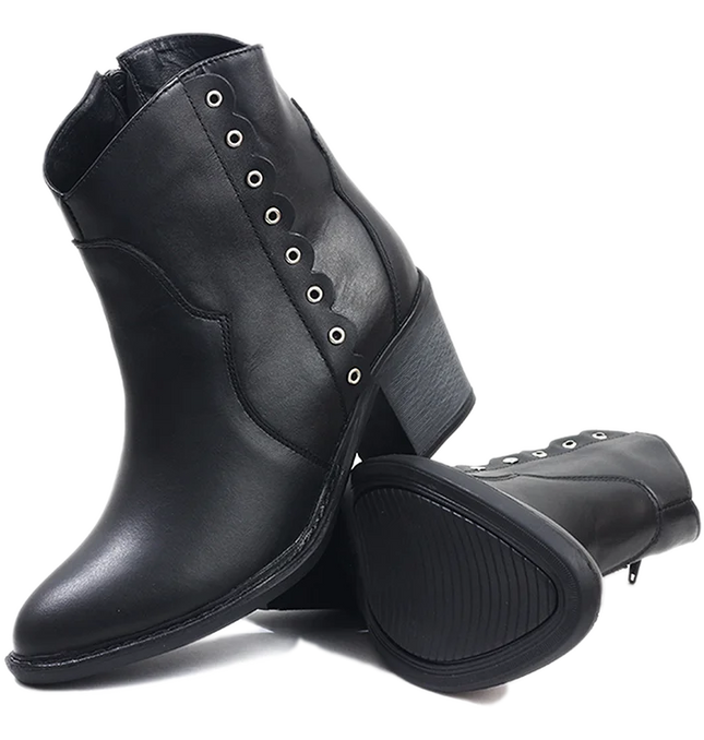 Botines Abba - Negro