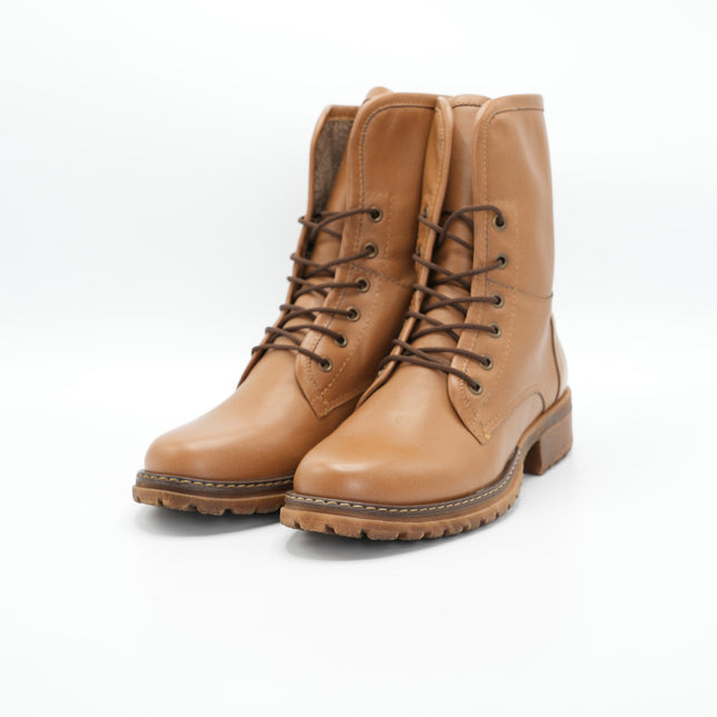 Bota en cuero miel