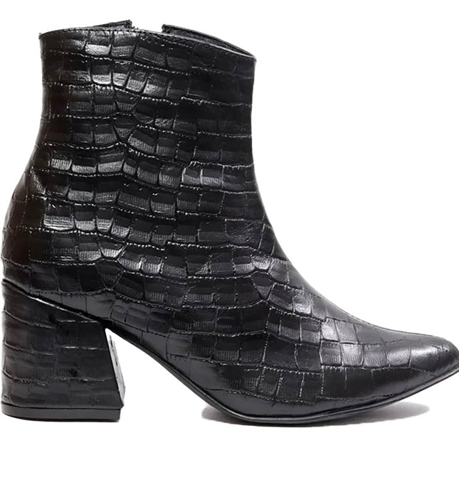 Botines Cristal - Negro