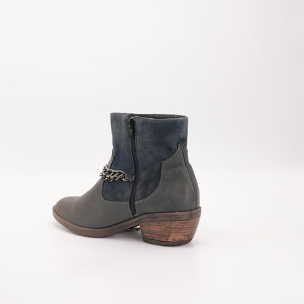 Botín en cuero vintage