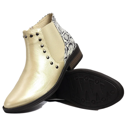 Botines Becca - Dorado