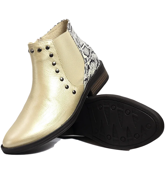 Botines Becca - Dorado