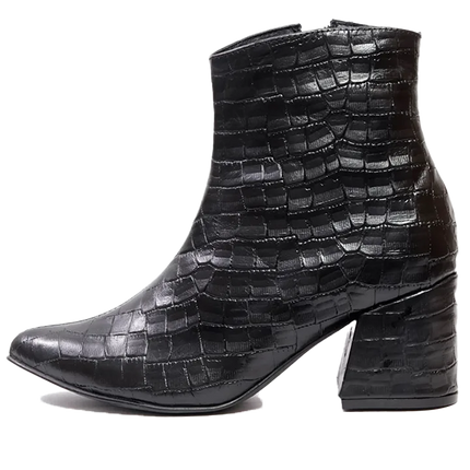 Botines Cristal - Negro