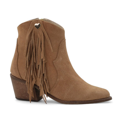 Botin cafe con flecos