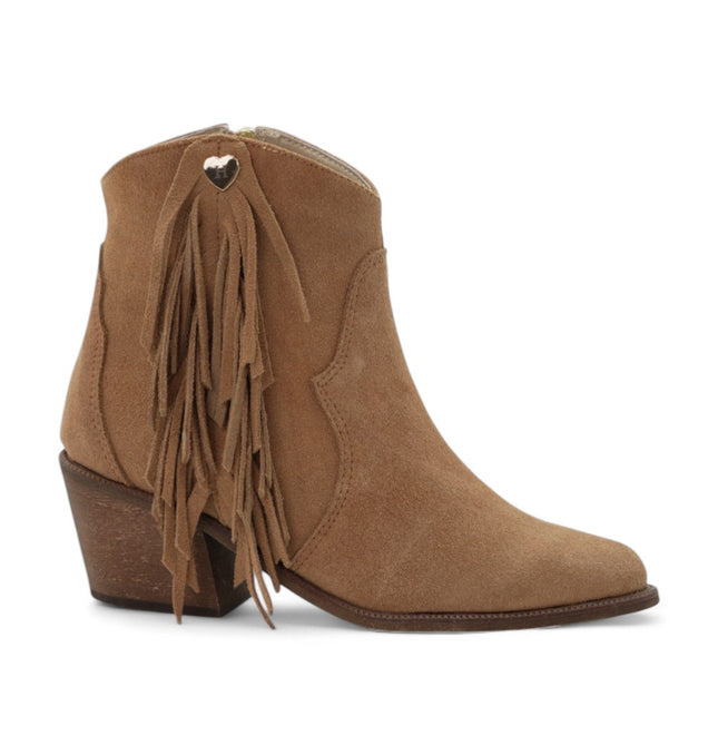 Botin Malva Miel con flecos