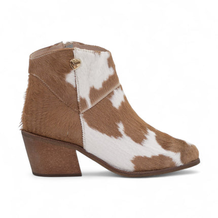 Botin khaki piel vaca
