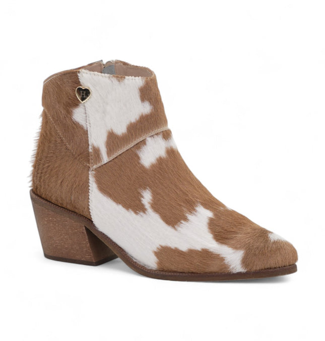 Botin khaki piel vaca