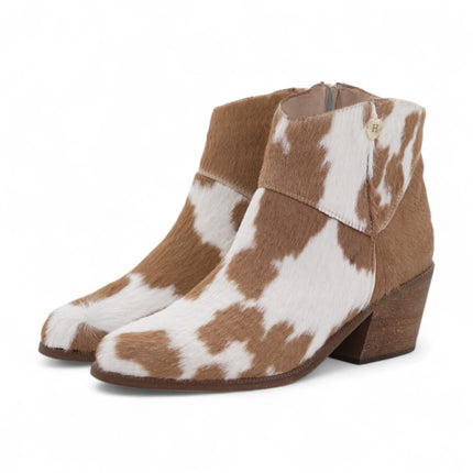 Botin khaki piel vaca