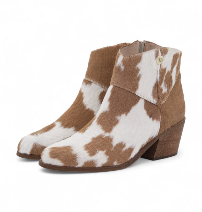 Botin khaki piel vaca