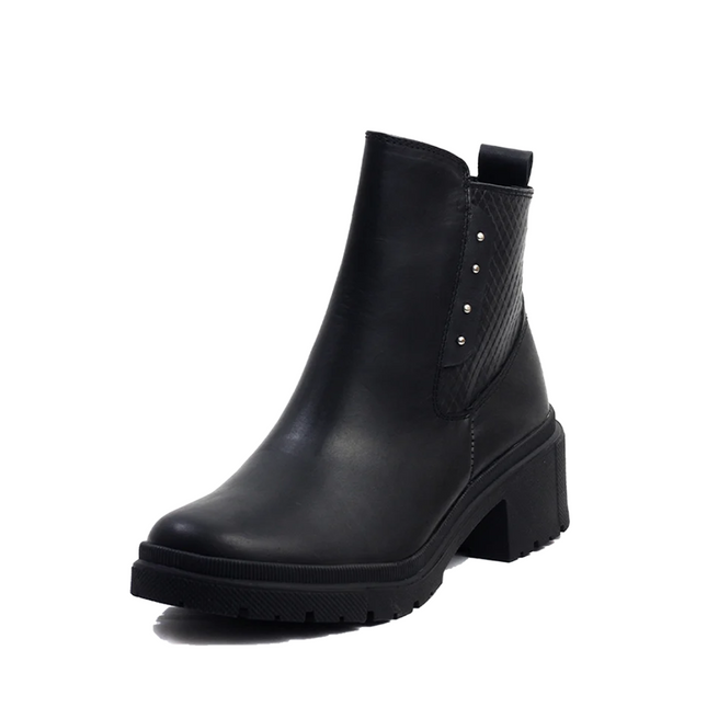 Botines Violetas - Negro
