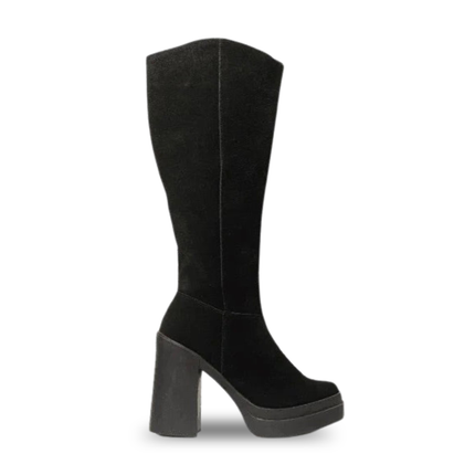 Bota Bela en Gamuza - Negra