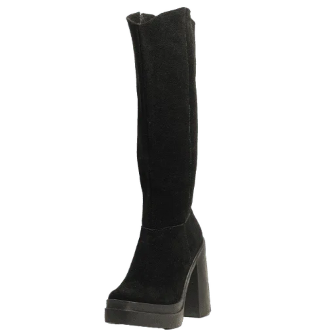 Bota Bela en Gamuza - Negra