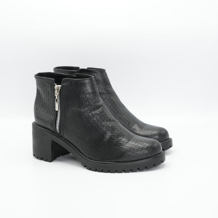 Botin en cuero negro