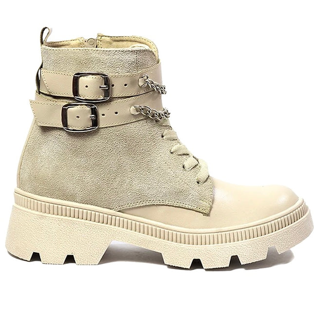 Botines Tammy - Crema
