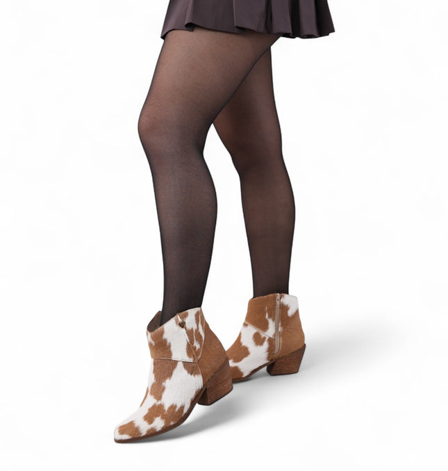 Botin khaki piel vaca