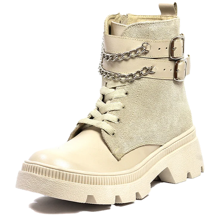 Botines Tammy - Crema