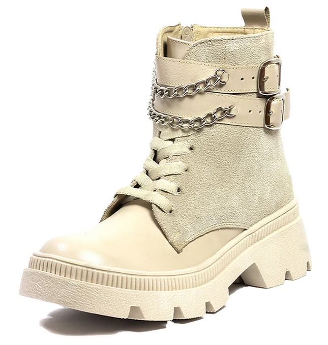 Botines Tammy - Crema