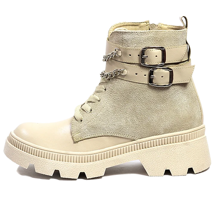 Botines Tammy - Crema