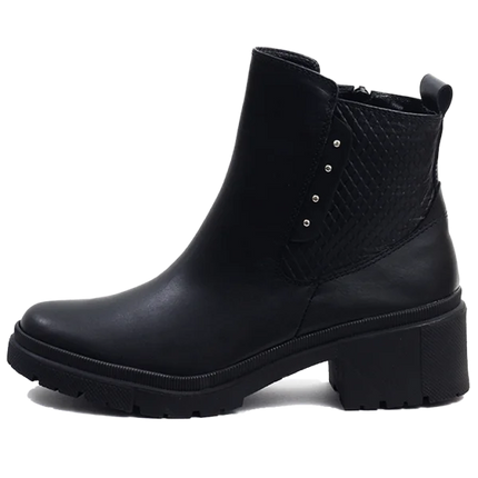 Botines Violetas - Negro