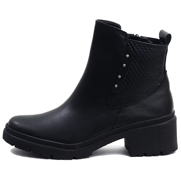 Botines Violetas - Negro