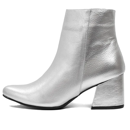 Botines Zara - Plata