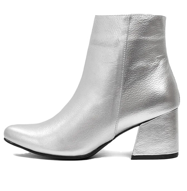 Botines Zara - Plata