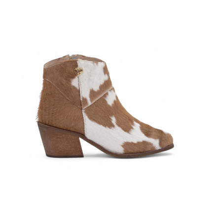 Botin khaki piel vaca