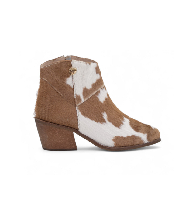 Botin khaki piel vaca