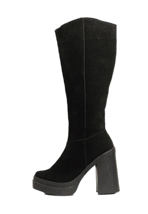 Bota Bela en Gamuza - Negra