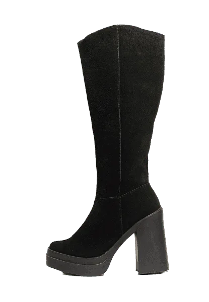 Bota Bela en Gamuza - Negra